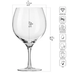 Krosno Harmony Grands Verres à Gin -Umbraen Boutique 0039fb300d614183b2a520aabcc74596