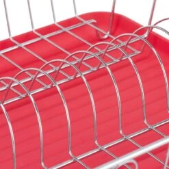 Égouttoir Avec Panier à Couverts Rouge -Umbraen Boutique 01317f00313a461aace98579e6494ee8