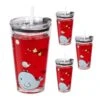 4x Verres Pour Enfant Motif De Baleine -Umbraen Boutique 016774abd6b54192abd2749f15f02204