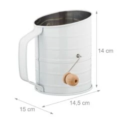 2x Passoires à Farine Avec Manivelle -Umbraen Boutique 026c1ef5b3b9400d9a097206fea8d54b