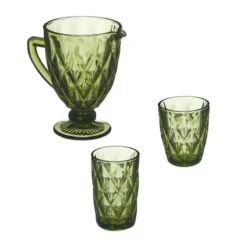 Lot De 7 Verres Verts -Umbraen Boutique 06b8634e0d3d4092a550e9148608d961