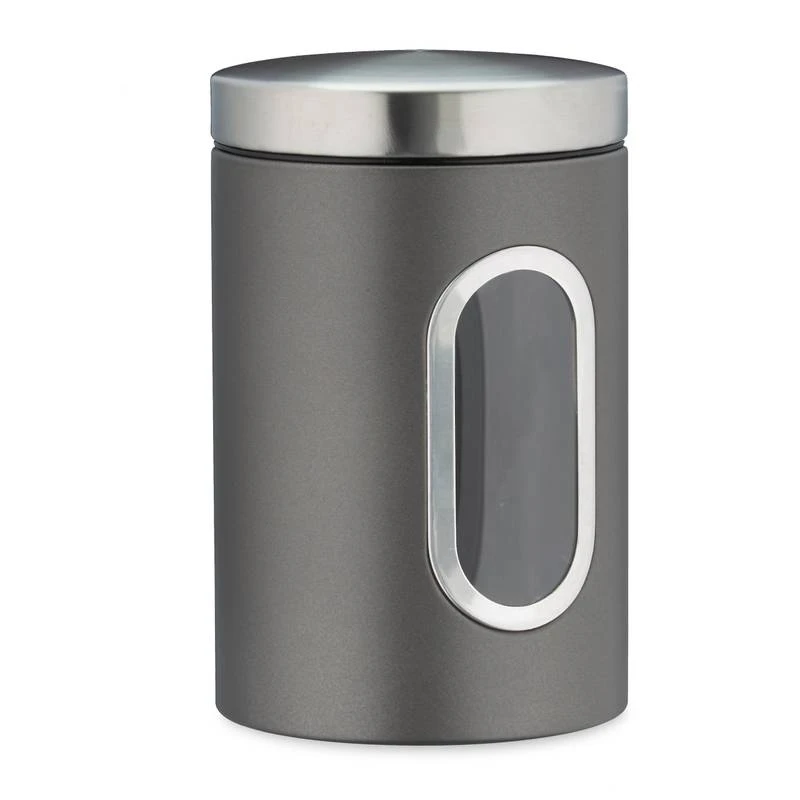 4x Bocaux En Métal Avec Fenêtre Noire 17 4x Bocaux En Métal Avec Fenêtre Noire – Image 15