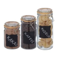 Bocaux En Verre En Lot De 3