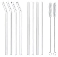 SMOOTHIE Set De Pailles En Verre