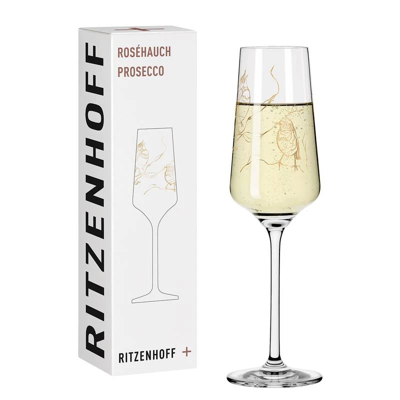 Flûte à Champagne Touche De Rosé I 4 Flûte à Champagne Touche De Rosé I – Image 2