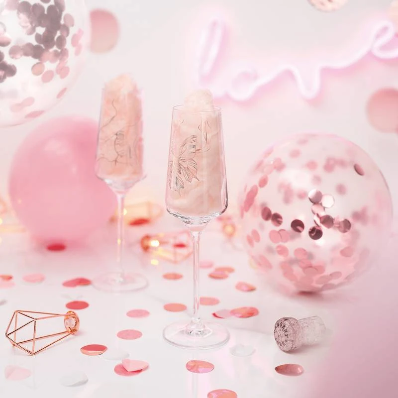 Flûte à Champagne Touche De Rosé II 5 Flûte à Champagne Touche De Rosé II – Image 3