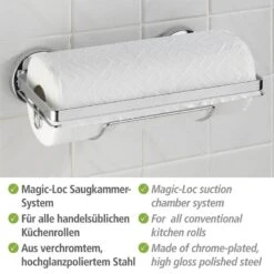 Wenko Dérouleur Pour Essuie-tout Astrea -Umbraen Boutique 1000287235 210827 133055001431 ICON DETAILS P000000001000287235 icon seal