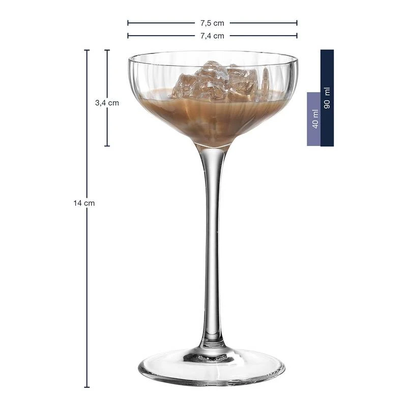 Leonardo Coupes Poesia (lot De 6) 6 Leonardo Coupes Poesia (lot De 6) – Image 4