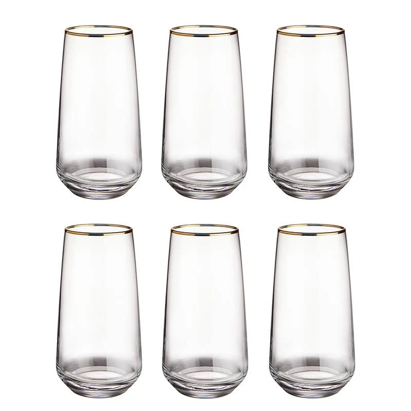 Verres à Cocktail TOUCH GOLD (lot De 6) 3 Verres à Cocktail TOUCH GOLD (lot De 6)