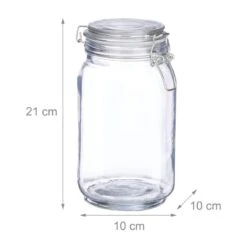 Bocaux Conserves En Verre 1,5 L Lot De 6 -Umbraen Boutique 134a60a2c85b408983c161502badfe3f
