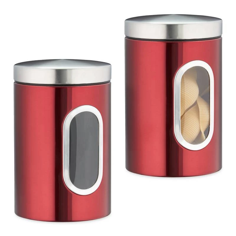 2x Bocaux En Métal Avec Fenêtre Noire 19 2x Bocaux En Métal Avec Fenêtre Noire – Image 17