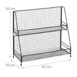 Étagère à épices Métal Noir -Umbraen Boutique 1b1ca4b9d9f4427dace4e7f1dc2e8aad