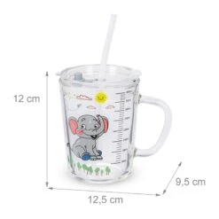 2x Verres Pour Enfant Motif D'éléphant -Umbraen Boutique 1c8796d5098b4263a279365185c6080f