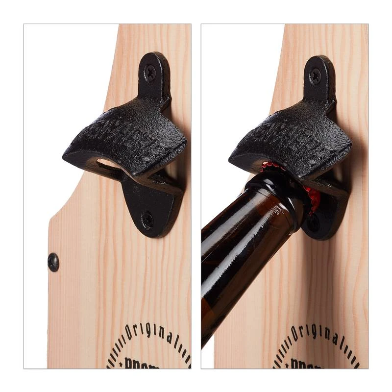 Porte-bouteille En Bois Avec Décapsuleur 9 Porte-bouteille En Bois Avec Décapsuleur – Image 7