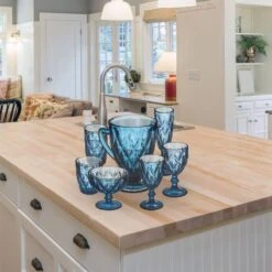 Lot De 7 Verres Bleus -Umbraen Boutique 2c5df9dca25e40dabfbf678f29a8faeb