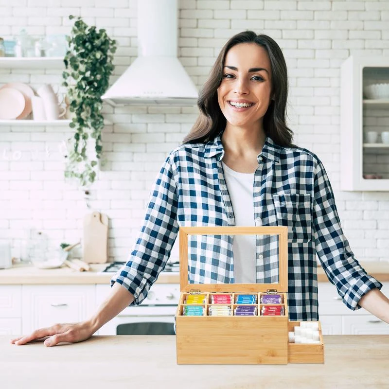 Boîte à Thé Avec Compartiments Flexibles 5 Boîte à Thé Avec Compartiments Flexibles – Image 3