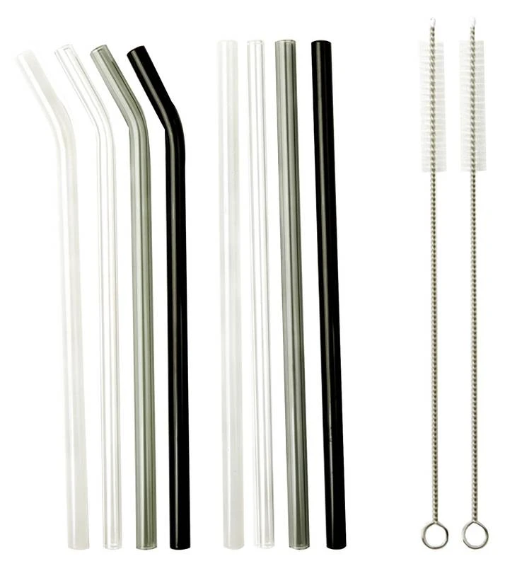 SMOOTHIE PARTY Set De Pailles En Verre 3 SMOOTHIE PARTY Set De Pailles En Verre