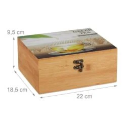 Boîte à Thé Bambou 6 Compartiments -Umbraen Boutique 388b3e9a3efa42e899e15f30bbfc0efe