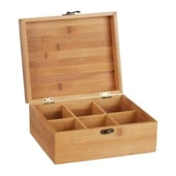 Boîte à Thé Bambou 6 Compartiments -Umbraen Boutique 38b133a13140458aa378a330ee4ea7cc