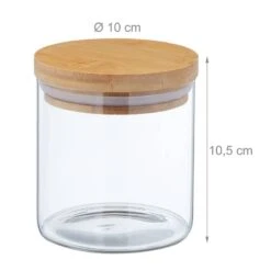 Lot De 3 Bocaux En Verre 500ml Couvercle -Umbraen Boutique 38e06758201244e8a81284601c1c664f