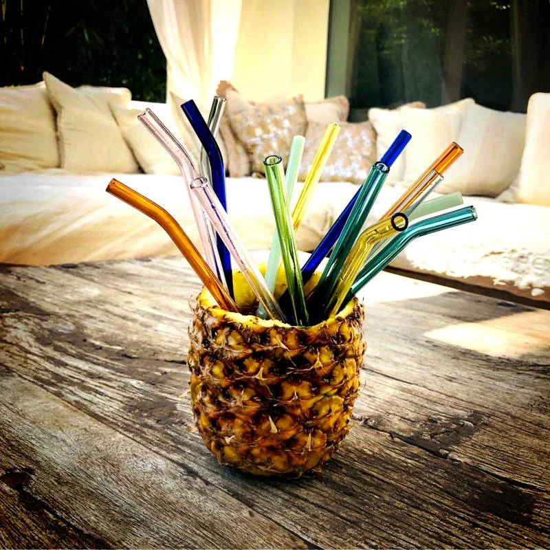 SMOOTHIE PARTY Set De Pailles En Verre 4 SMOOTHIE PARTY Set De Pailles En Verre – Image 2