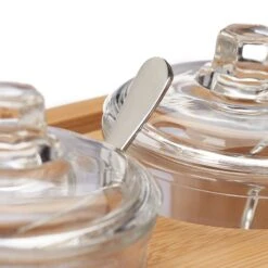 3 Pots à épices Avec Support En Bambou -Umbraen Boutique 3db9b5bbc46a4348a8e43d78e4f5c7a2