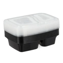 10x Meal Prep Containers 2 Compartiments -Umbraen Boutique 3e4f039be3214de6bde1ff5e1e8bde14