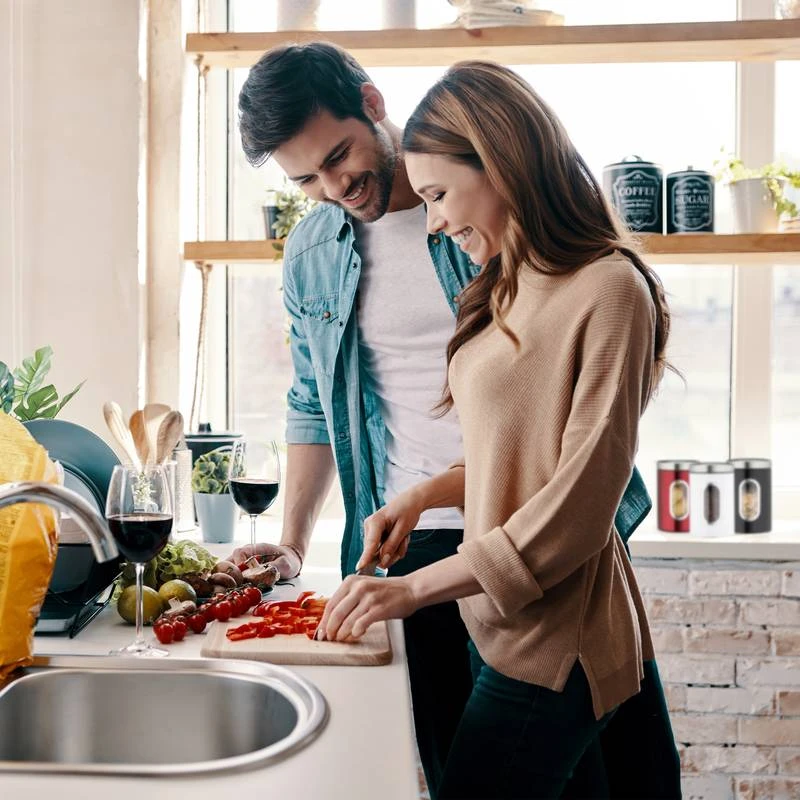 4x Bocaux En Métal Avec Fenêtre Noire 5 4x Bocaux En Métal Avec Fenêtre Noire – Image 3