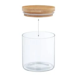 Lot De 3 Bocaux En Verre 500ml Couvercle -Umbraen Boutique 471e13f241bc41a581f1cca3dbde0b64