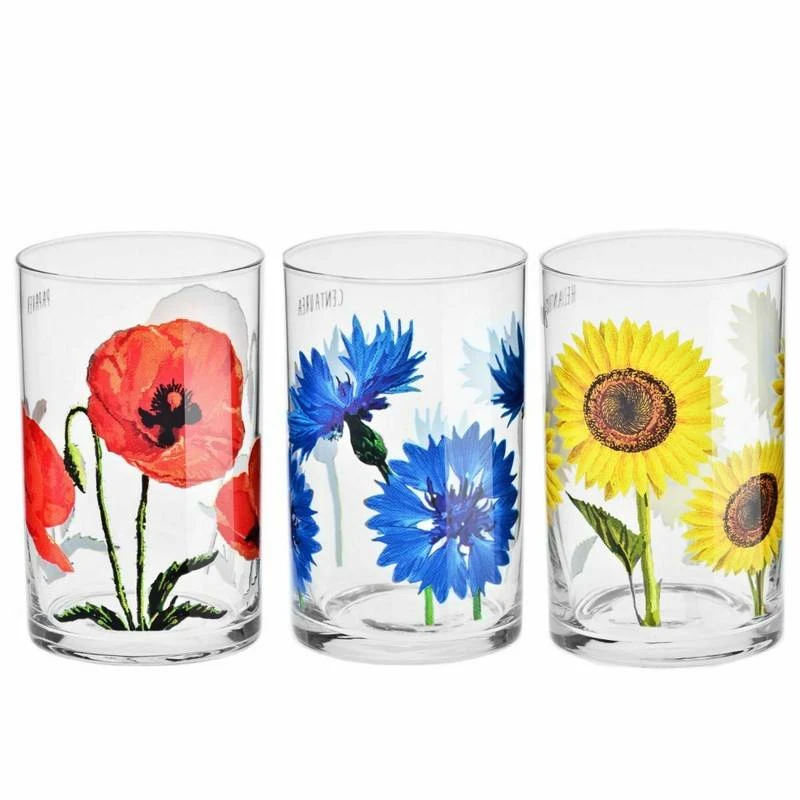 Krosno Deco Bloom Verres à Thé 3 Krosno Deco Bloom Verres à Thé