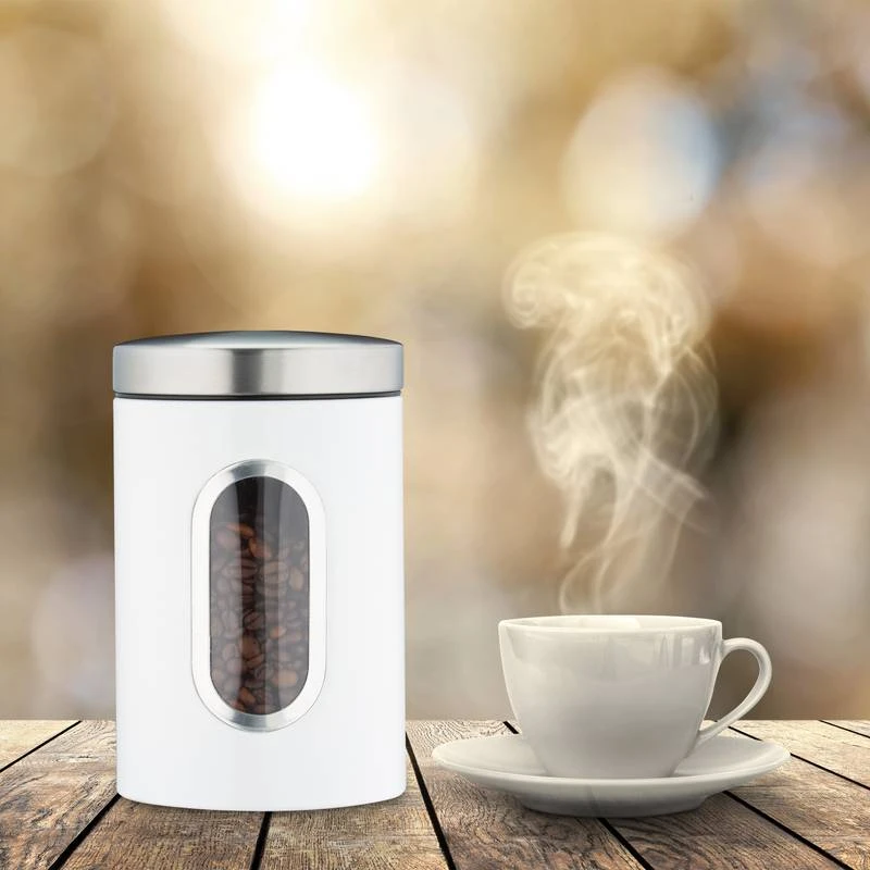 4x Bocaux En Métal Avec Fenêtre Noire 10 4x Bocaux En Métal Avec Fenêtre Noire – Image 8