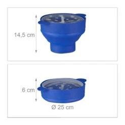 Bol à Pop-corn Micro-ondes Bleu -Umbraen Boutique 4d219ff637364a188d017833b09b1187 1