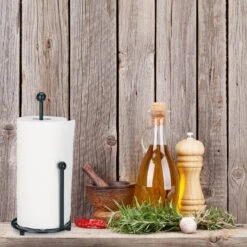 Support D'essuie-tout Sur Pieds Rustique -Umbraen Boutique 5043aae05fab45bbba7edfdabc592646