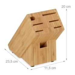 Bloc à Couteaux En Bambou 21 Bloc à Couteaux En Bambou -Umbraen Boutique 51205ab55c1f43e2bf8e4c5fb2420113