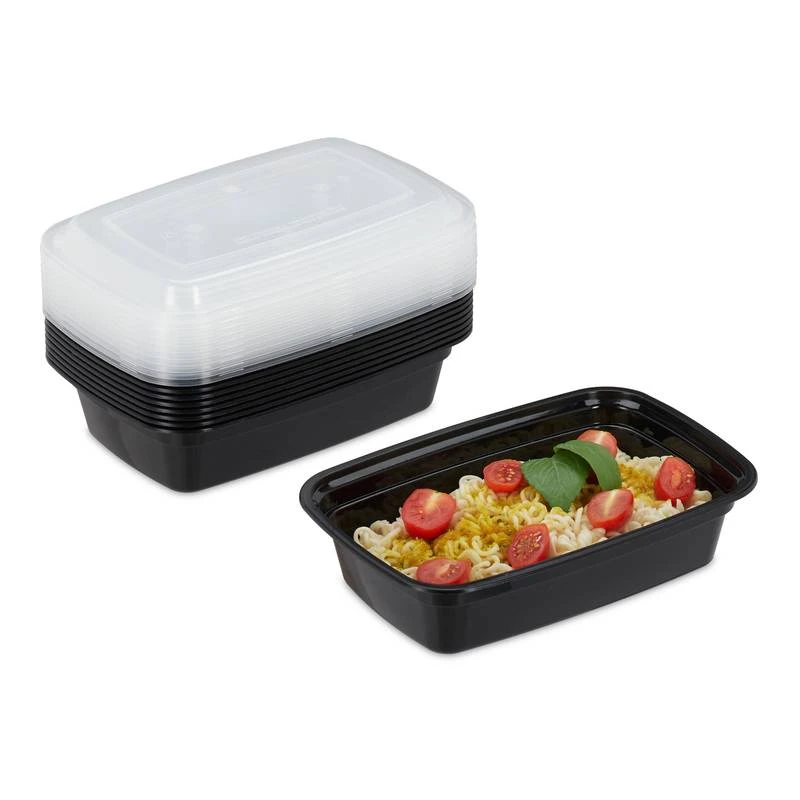 10x Meal Prep Containers 1 Compartiment 3 10x Meal Prep Containers 1 Compartiment