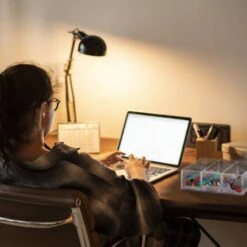 Boîte à Thé Transparente 3 Compartiments -Umbraen Boutique 5193648eac2140b886235025c7b0ec33