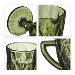 Lot De 7 Verres Verts -Umbraen Boutique 51e4a95c2fca4bd884a8b534c18cf23a