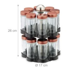 Tourniquet à épices Avec Pots En Verre 21 Tourniquet à épices Avec Pots En Verre -Umbraen Boutique 522905c461af486abf23dd7863335ee3