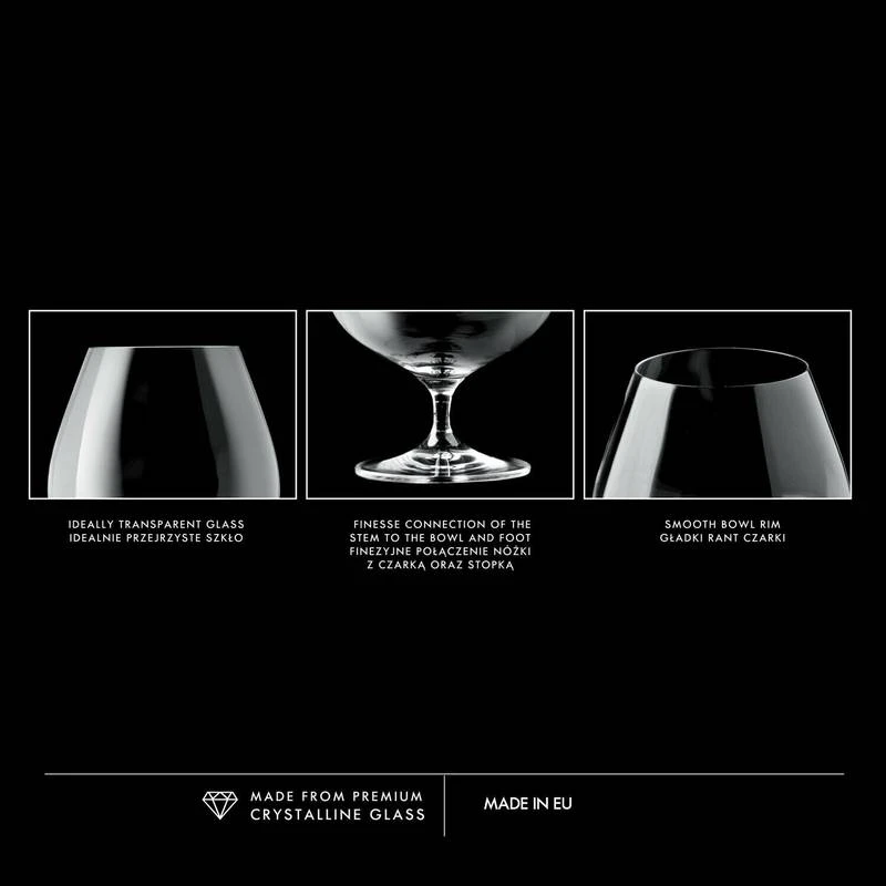 Krosno Harmony Verres à Cognac 11 Krosno Harmony Verres à Cognac – Image 9