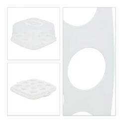 Boîte Carrée à Gâteau 18 Boîte Carrée à Gâteau -Umbraen Boutique 55c788fe334e40eaaed9e63964992742