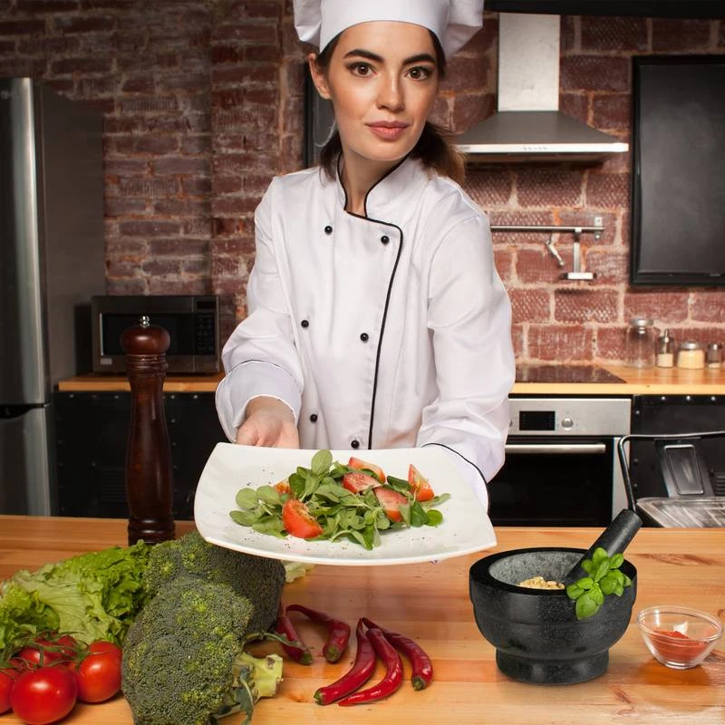 Mortier Granit Et Pilon 20 Cm 4 Mortier Granit Et Pilon 20 Cm – Image 2