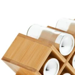 Etagère à épices En Bambou Avec 18 Pots -Umbraen Boutique 58ce8c9789594698b5c10194717e8cc9