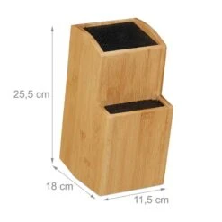 Bloc à Couteaux à 2 Niveaux En Bambou -Umbraen Boutique 5a97879e60f14e47b8bdc75303ae1dc7