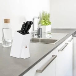 Bloc à Couteaux En Bambou Blanc 12 Bloc à Couteaux En Bambou Blanc -Umbraen Boutique 5dfea2b370594231895bc8b4fd376041