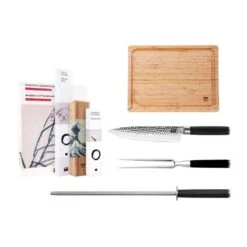 Set BBQ Deluxe Couteaux Pakka -Umbraen Boutique 5e077cd0cc35424591cd1a6e6efcc260