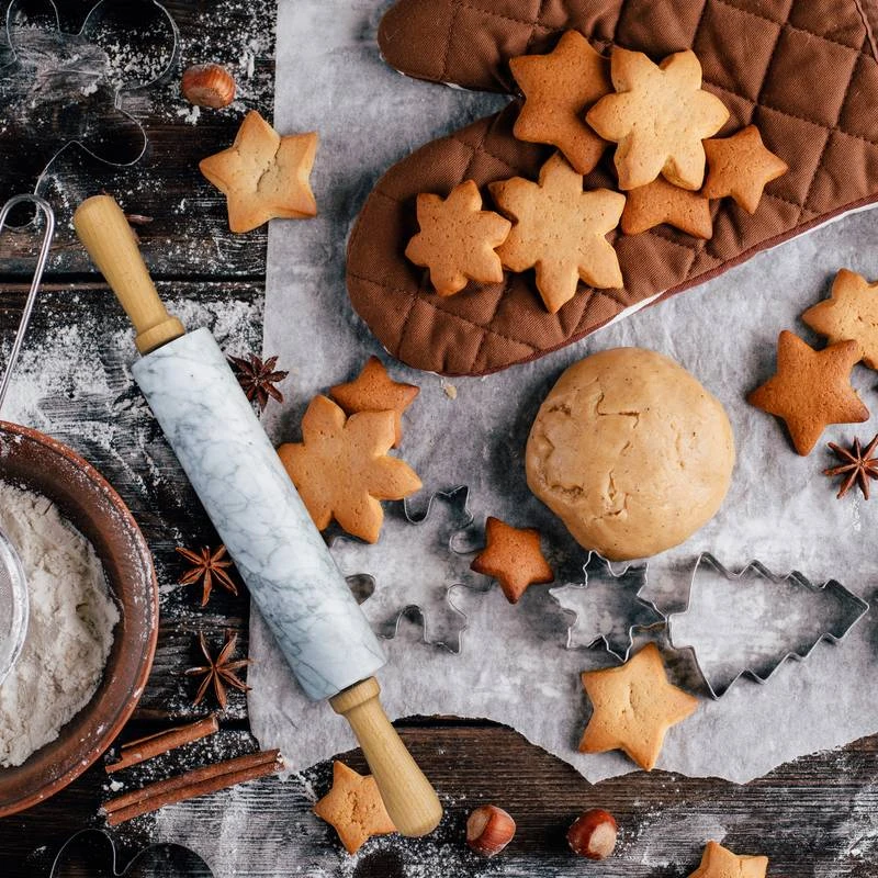 Rouleau à Pâtisserie En Marbre 4 Rouleau à Pâtisserie En Marbre – Image 2