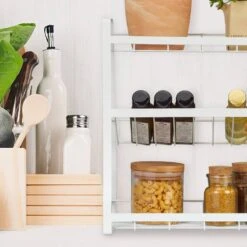 Rangement à épices Blanc Avec 3 étagères -Umbraen Boutique 604bad19d052481ab3491de51be349ed