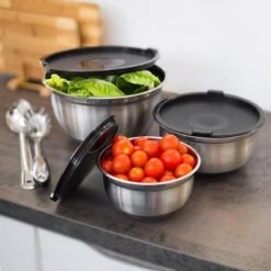 Lot De 3 Bols En Acier Inoxydable 19 Lot De 3 Bols En Acier Inoxydable -Umbraen Boutique 6439cd01de194c9dbadaadac29cd86ea
