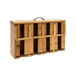 Boîte à Thé Bambou Sachets Thé Vrac