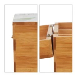 Boîte à Thé Bambou 6 Compartiments -Umbraen Boutique 6c901857e0aa4b45a57ce16fc5792444